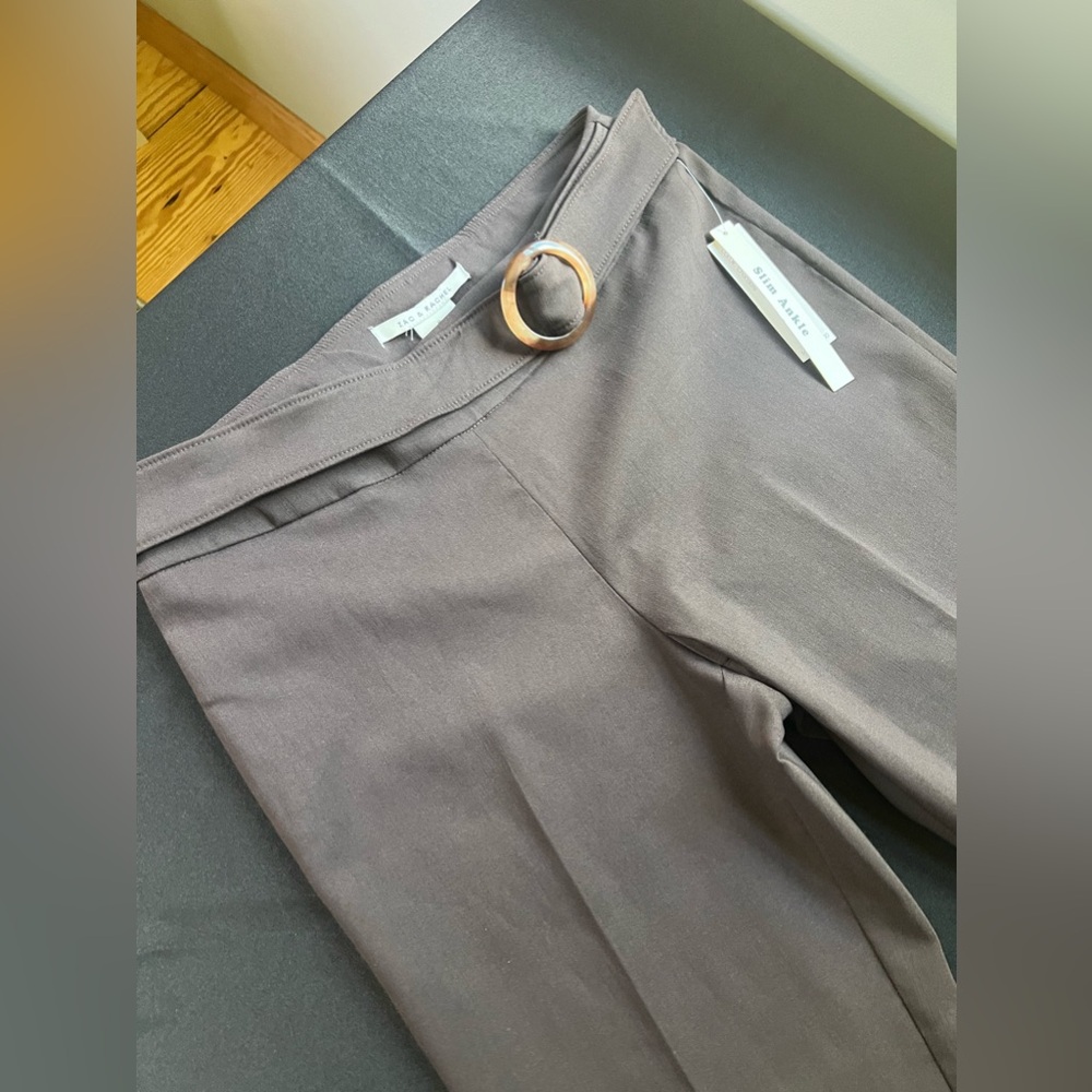 NWT Zac + Rachel Pull-On Slim Ankle Trousers - Picture 5 of 14